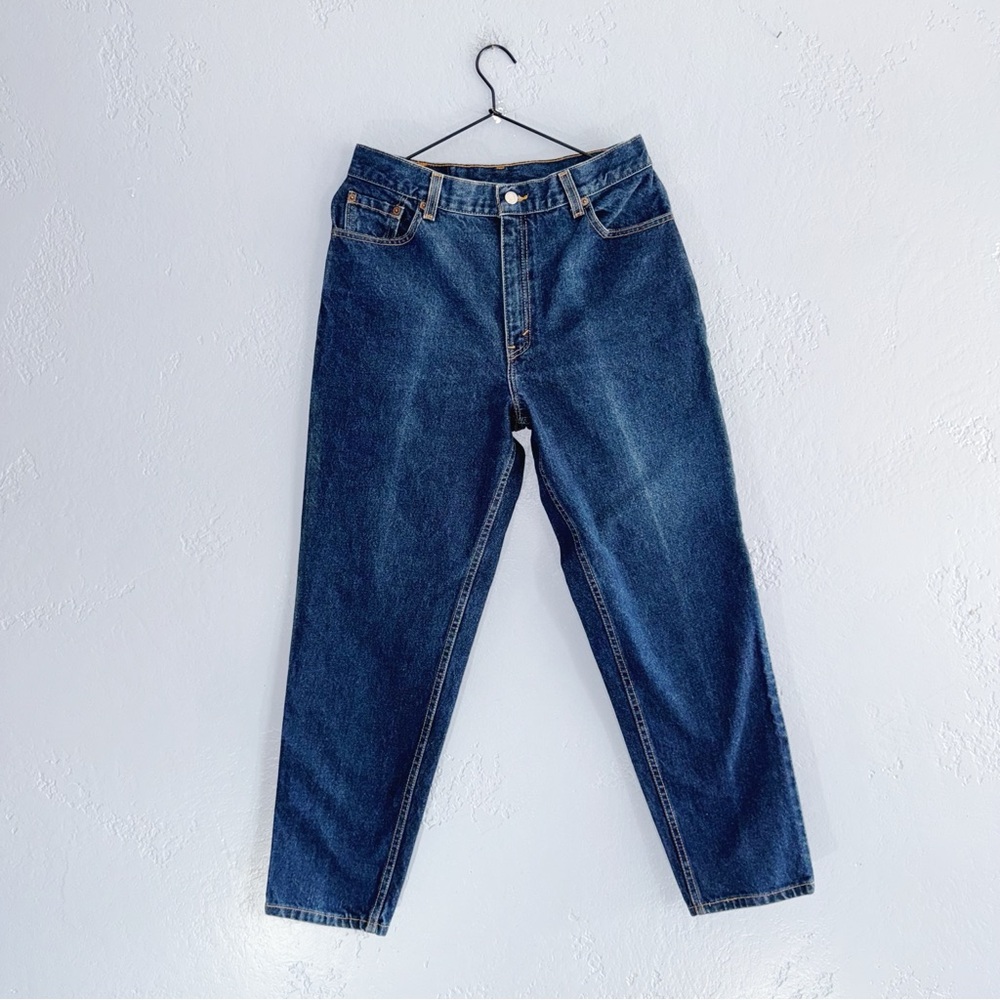 Levis 550 Vintage Mom Jeans Dark Wash USA Size 12/30”